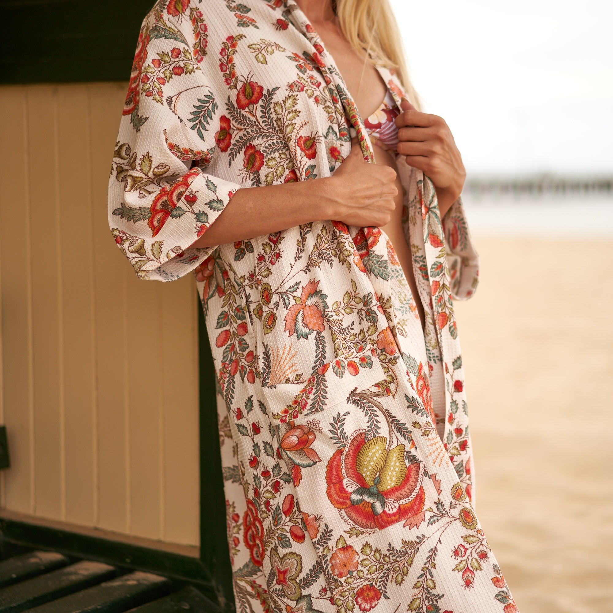 Floral kimono outlet robes