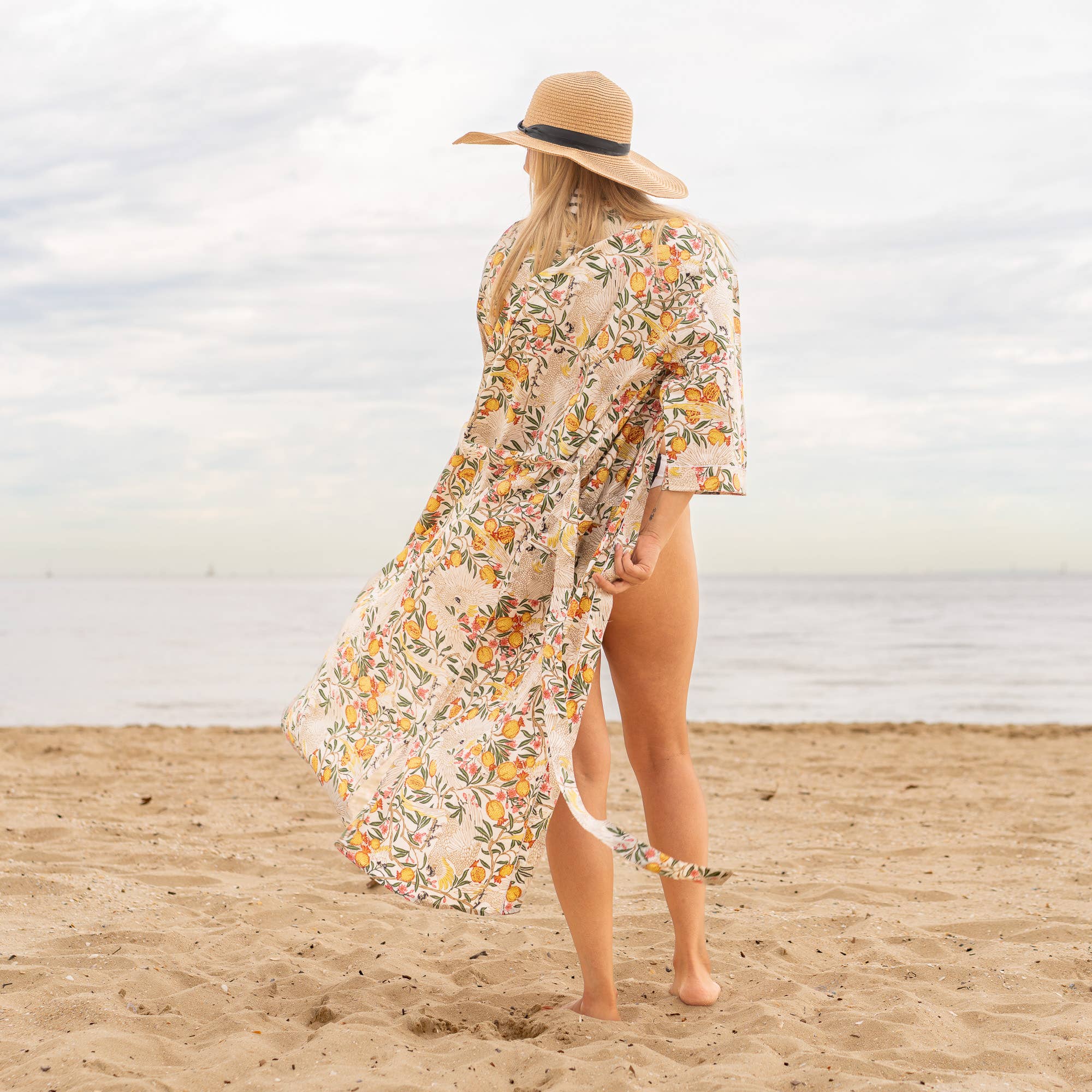 ANYA' Women's Cotton Kimono Robe