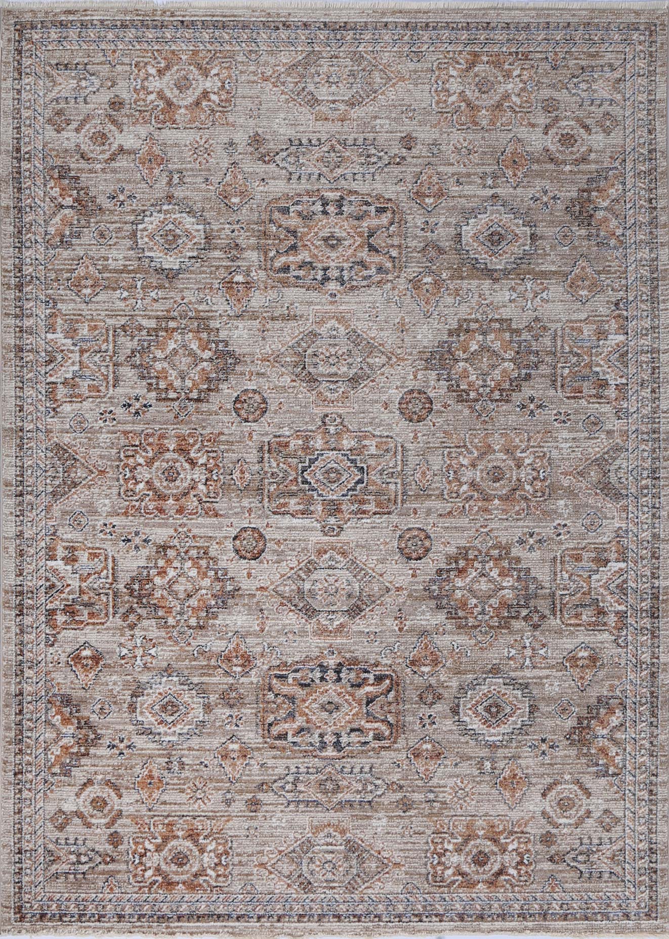 Baile Upton Vintage Inspired In Brown Rug