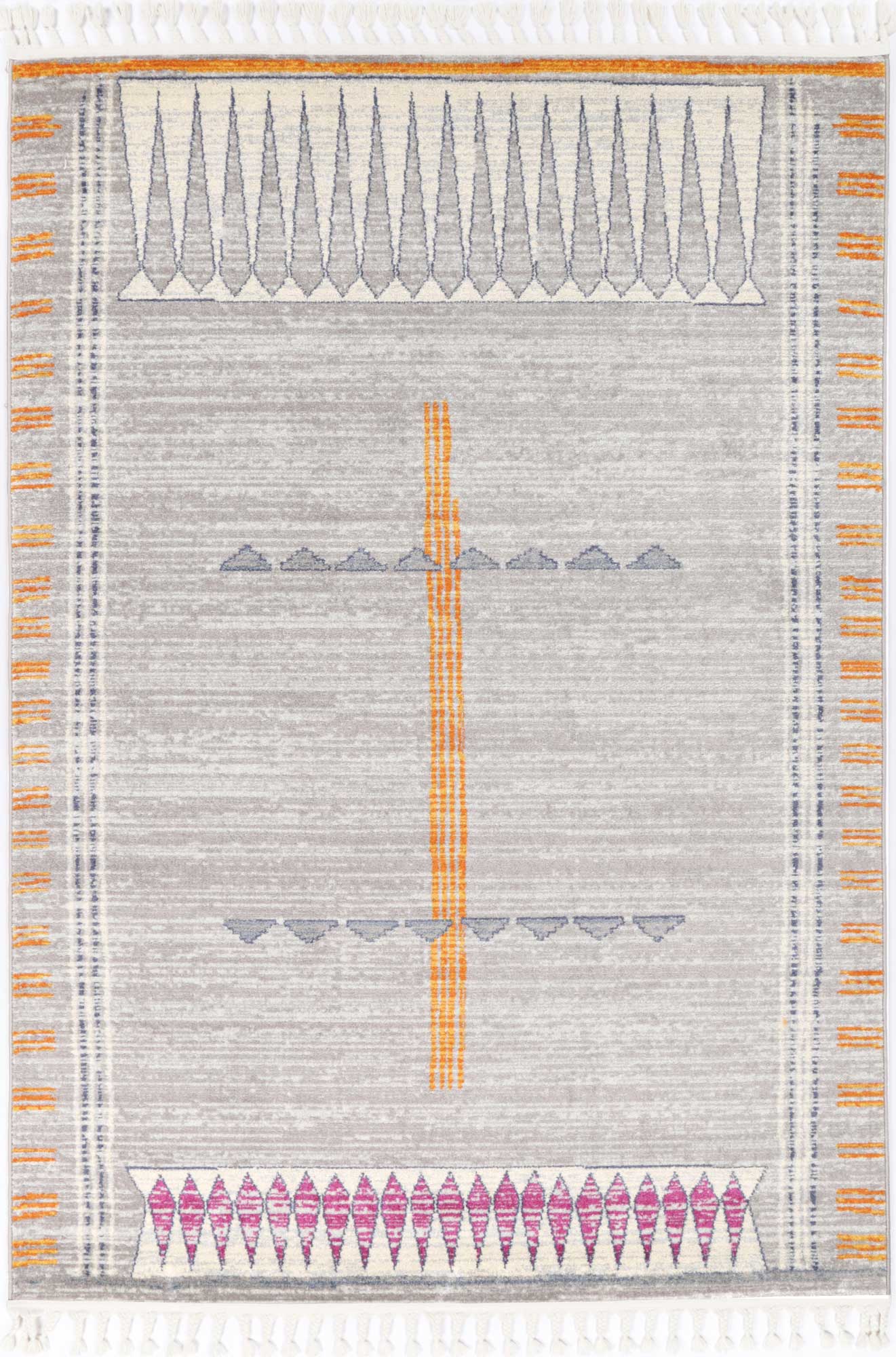 Inca Tumbes Contemporary In Grey Rug