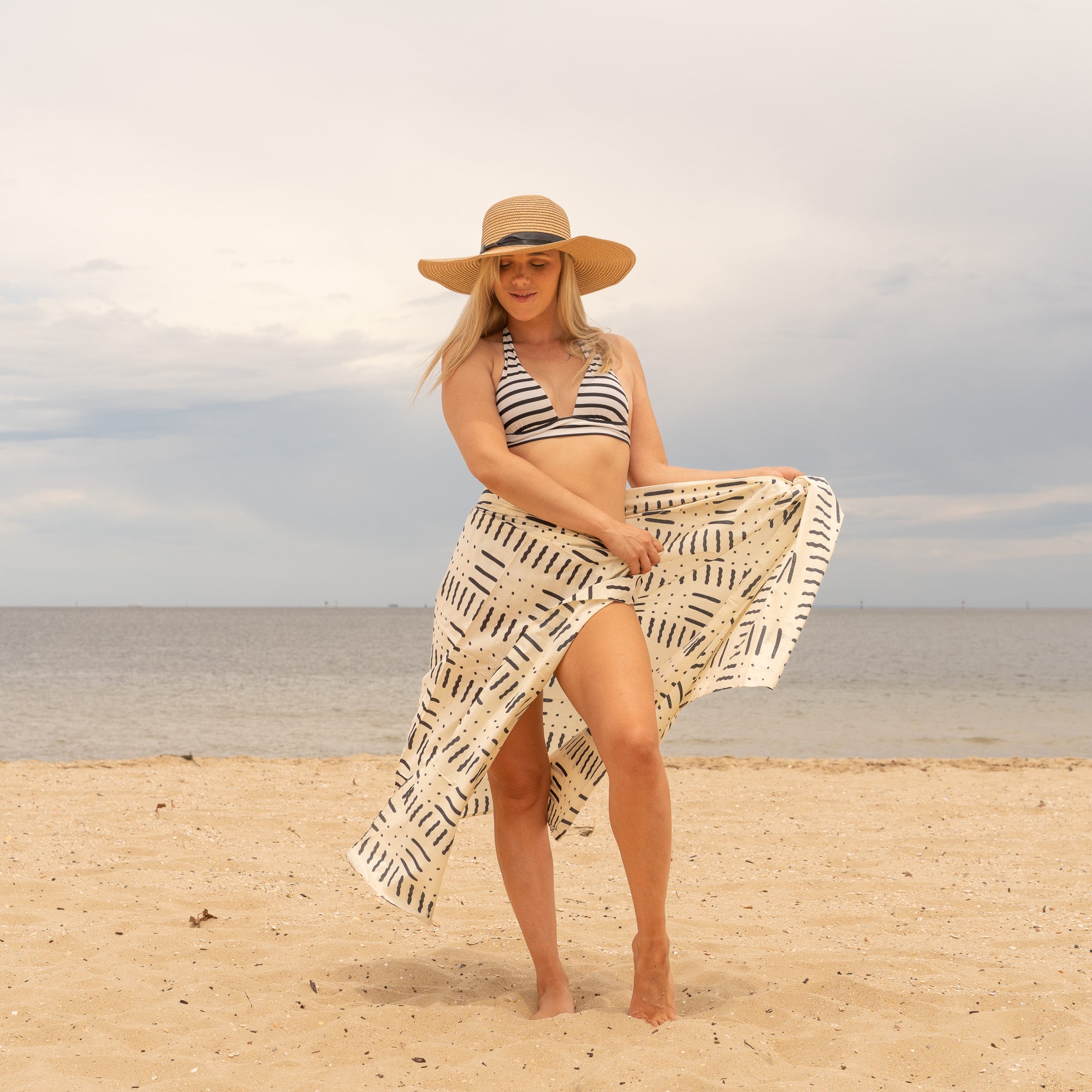 Tribal Geometric 100% Cotton Sarong