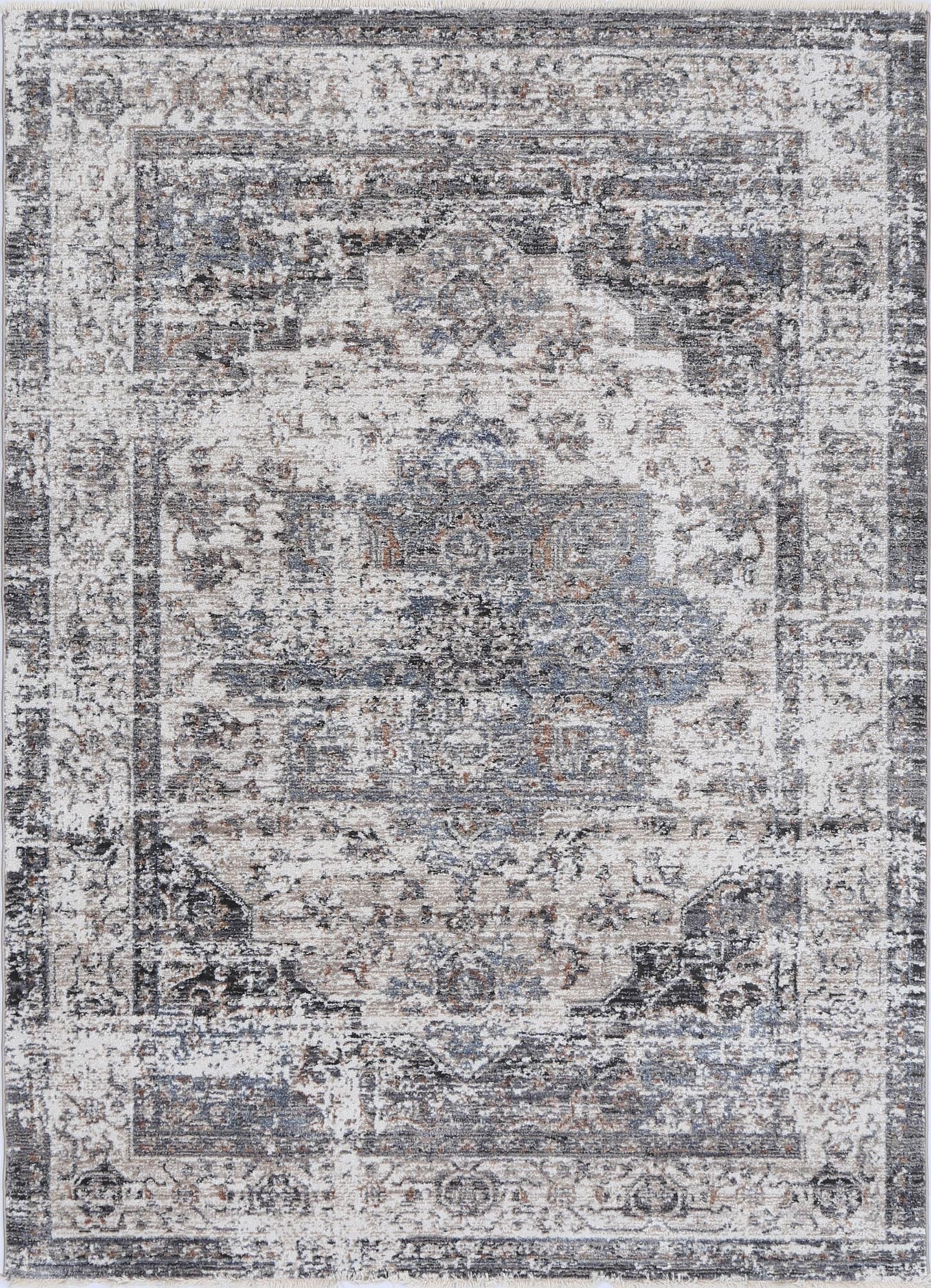 Maryland Multan Traditional Soft In Grey Rug