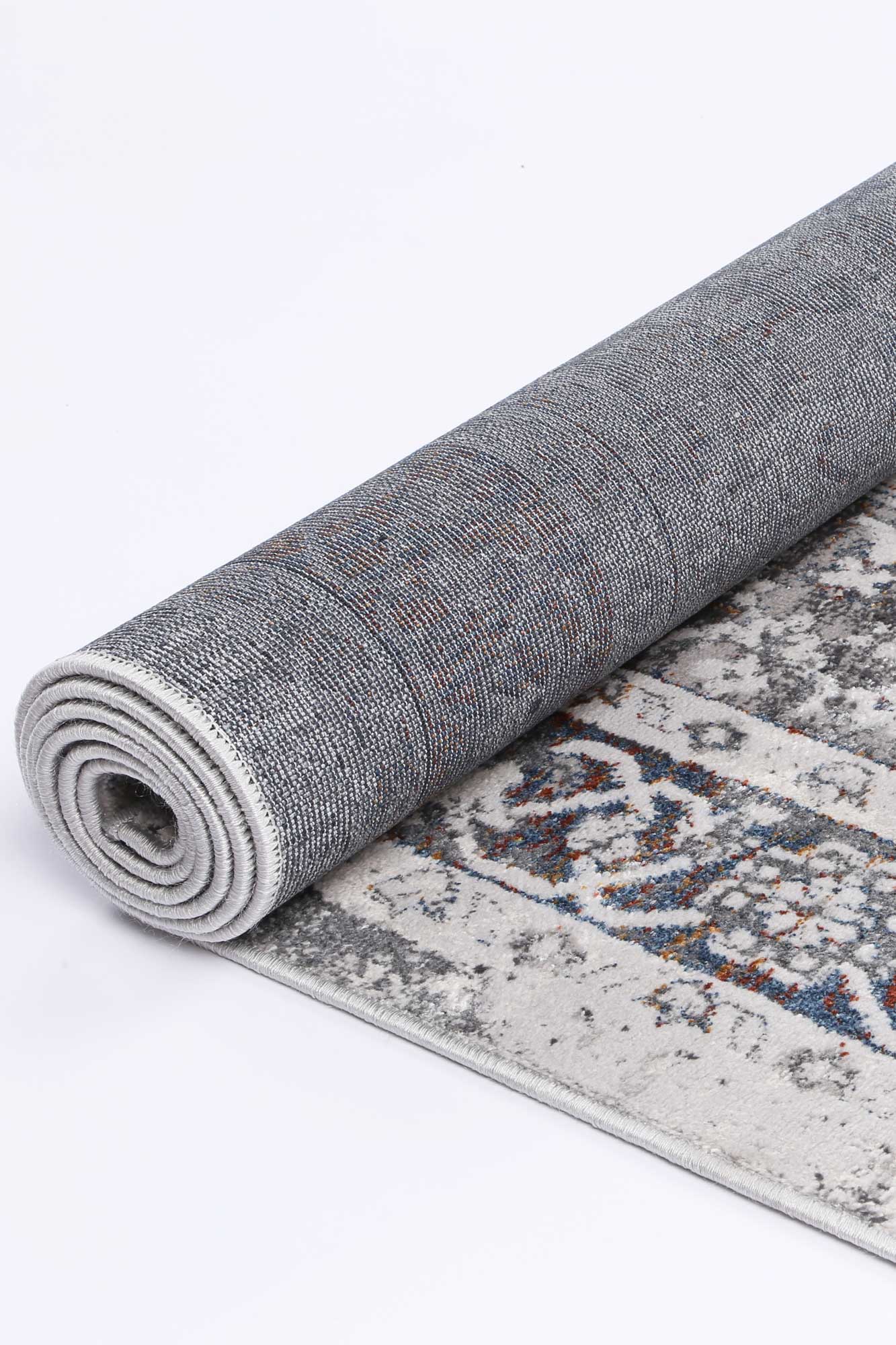 Malo Camila Traditional In Grey & Blue Rug