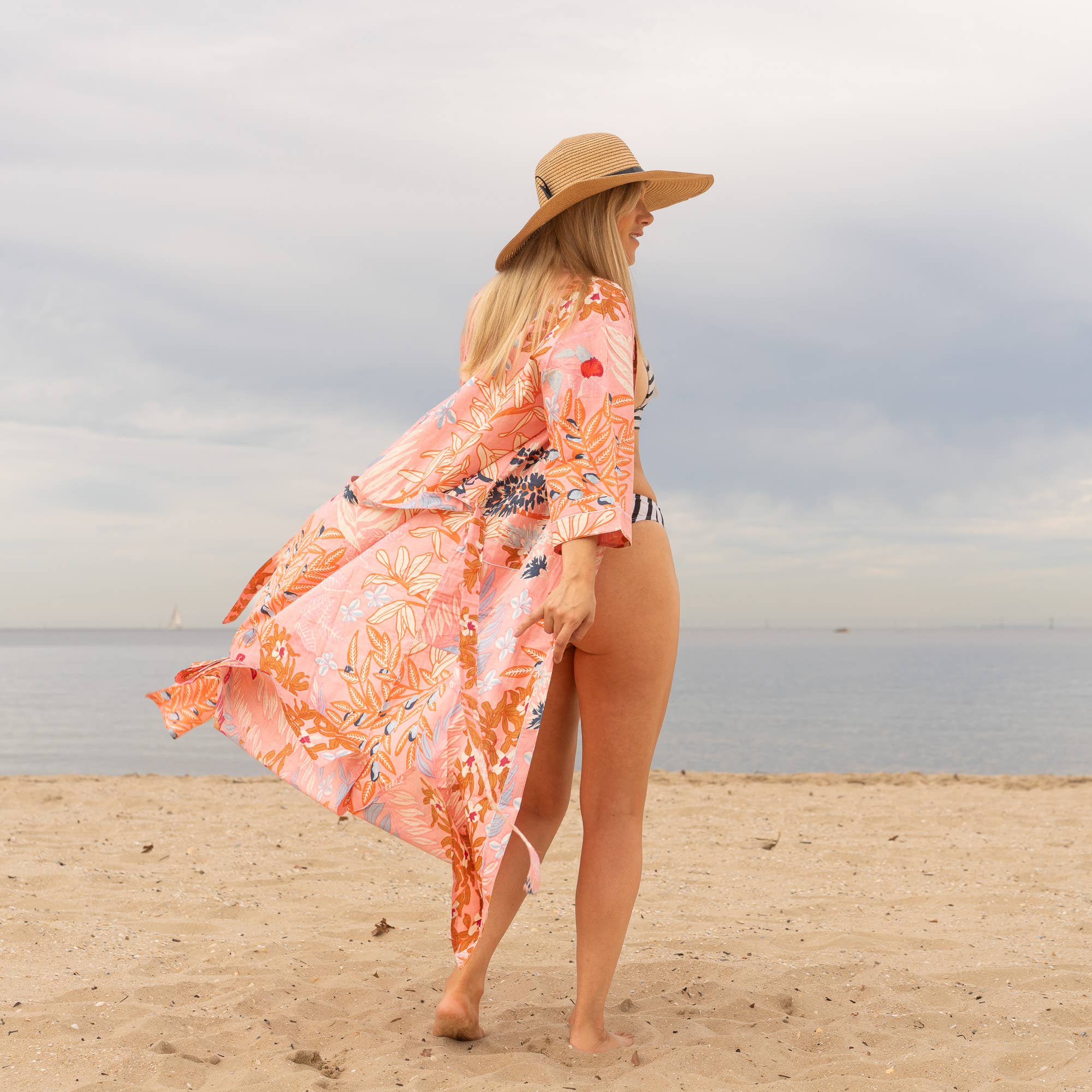 Boho Chic' Women's Cotton Kimono Robe