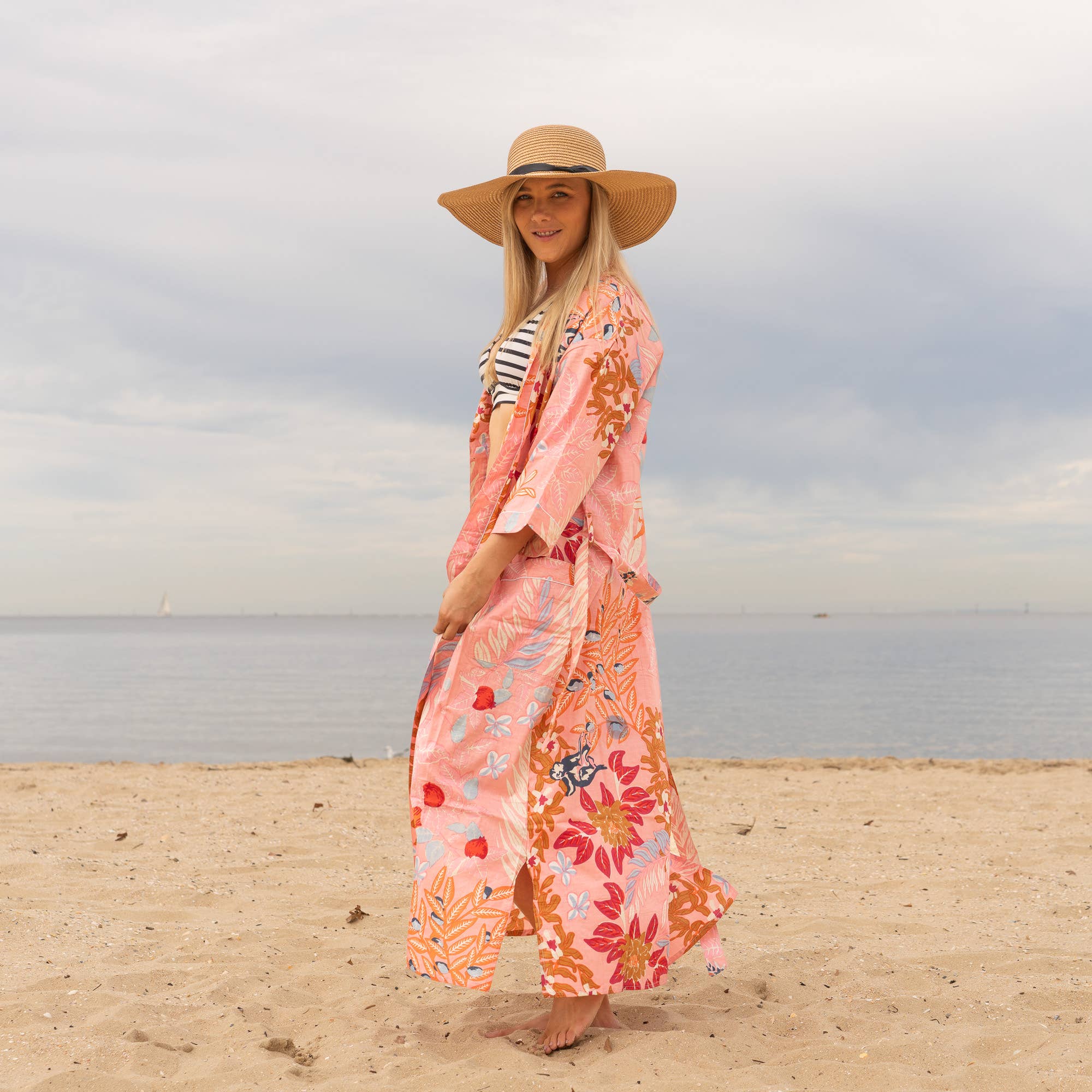 Boho Chic' Women's Cotton Kimono Robe