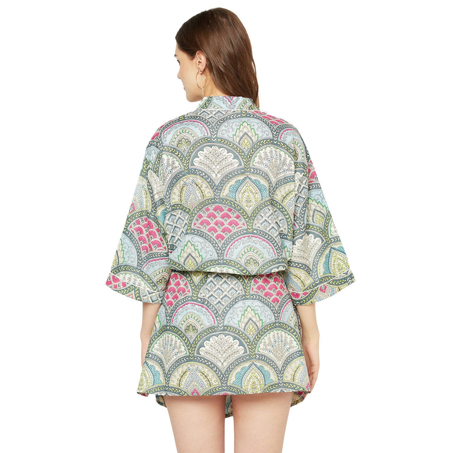 'Zen-sations' 100% Cotton Kimono Robe