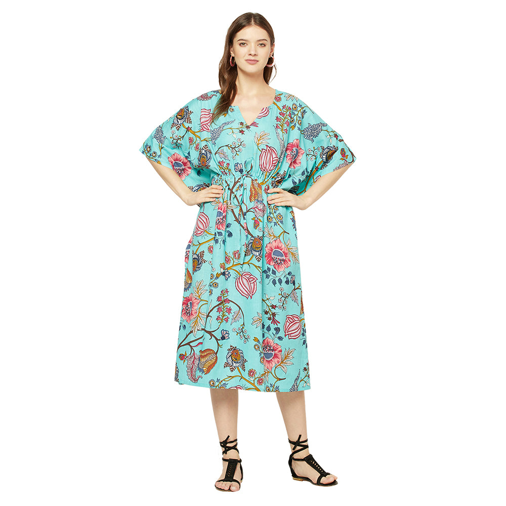 'Serene Sensations' 100% Cotton Kaftan