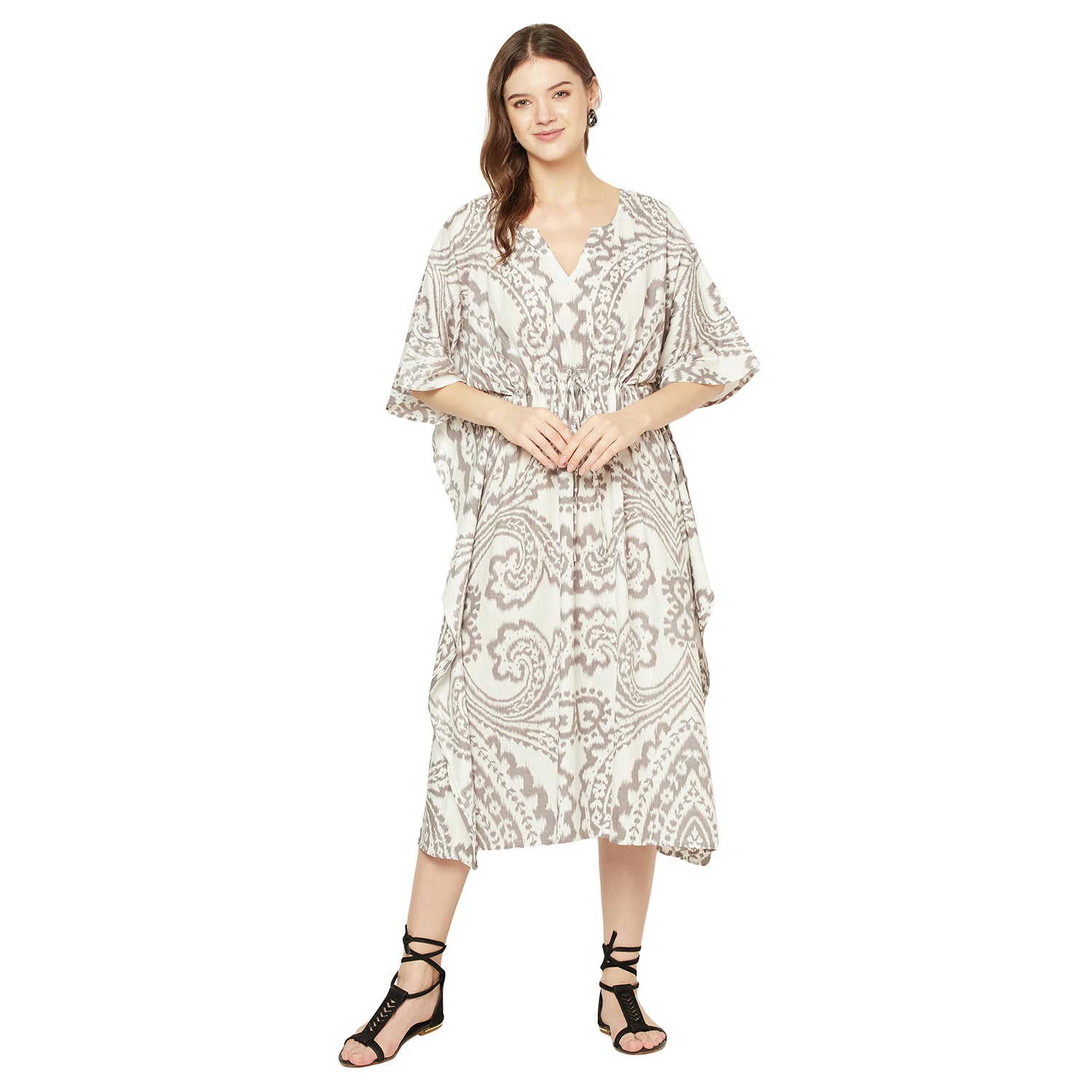 'Serene Getaway' 100% Cotton Kaftan