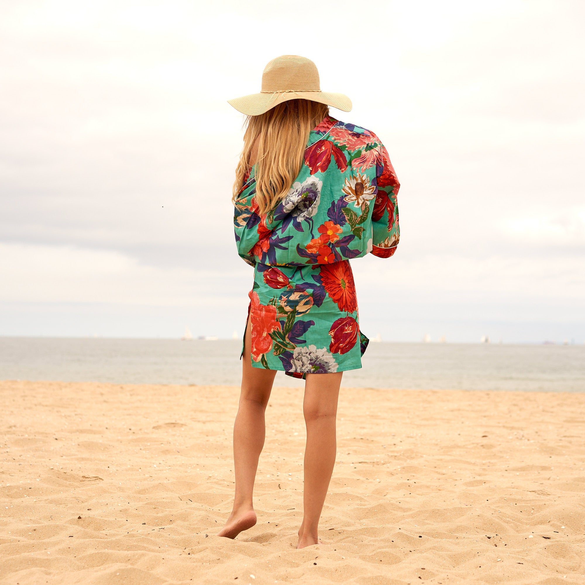 'Blossoming Beauty' 100% Cotton Kimono