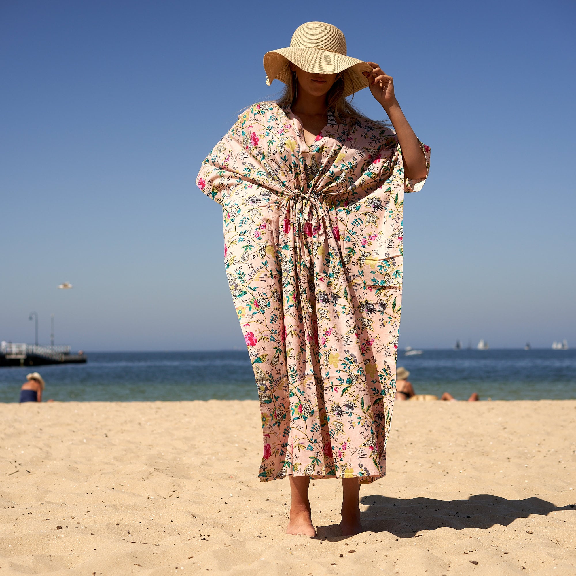 'Lost in Paradise' 100% Cotton Kaftan