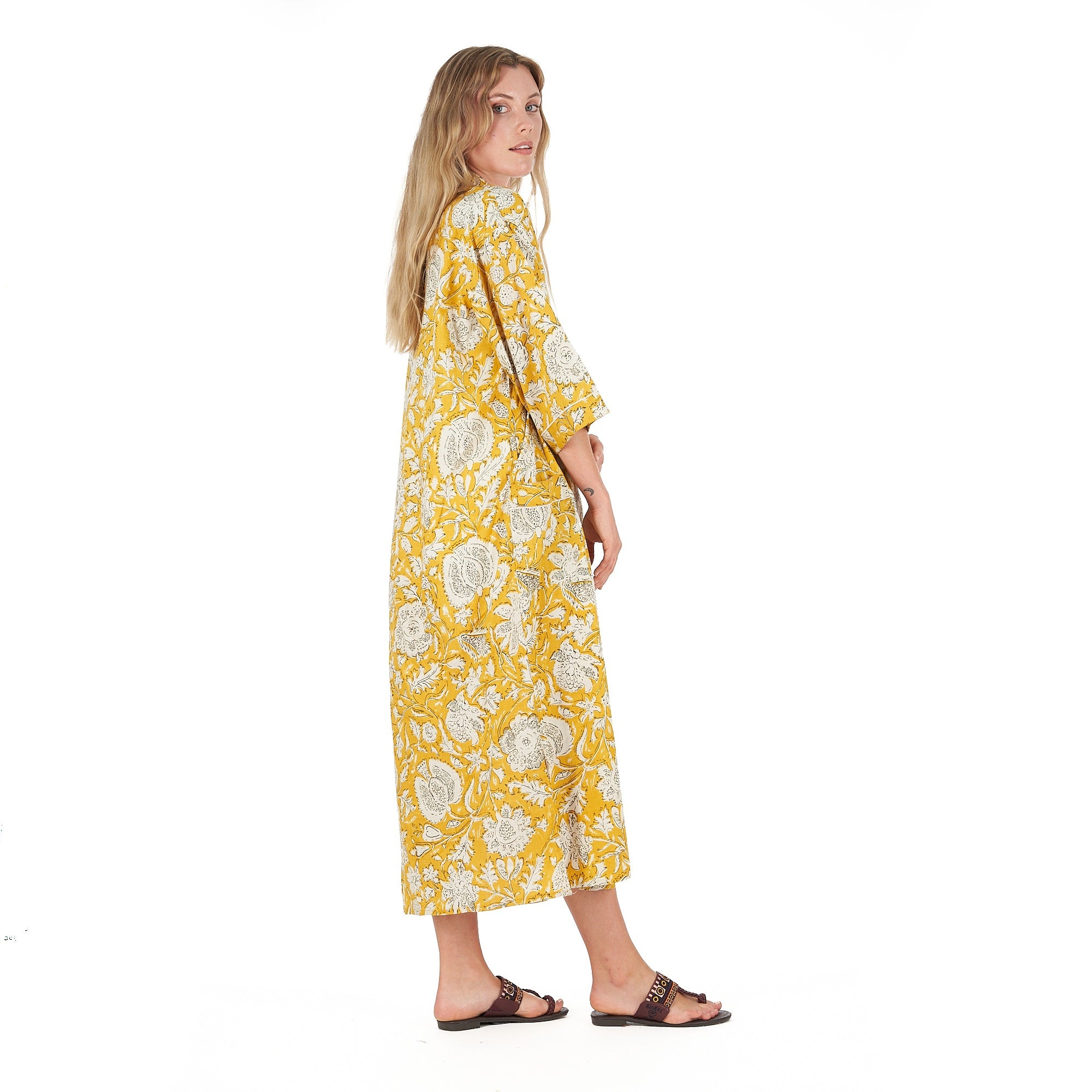 'Summer Love' 100% Cotton Kimono Robe