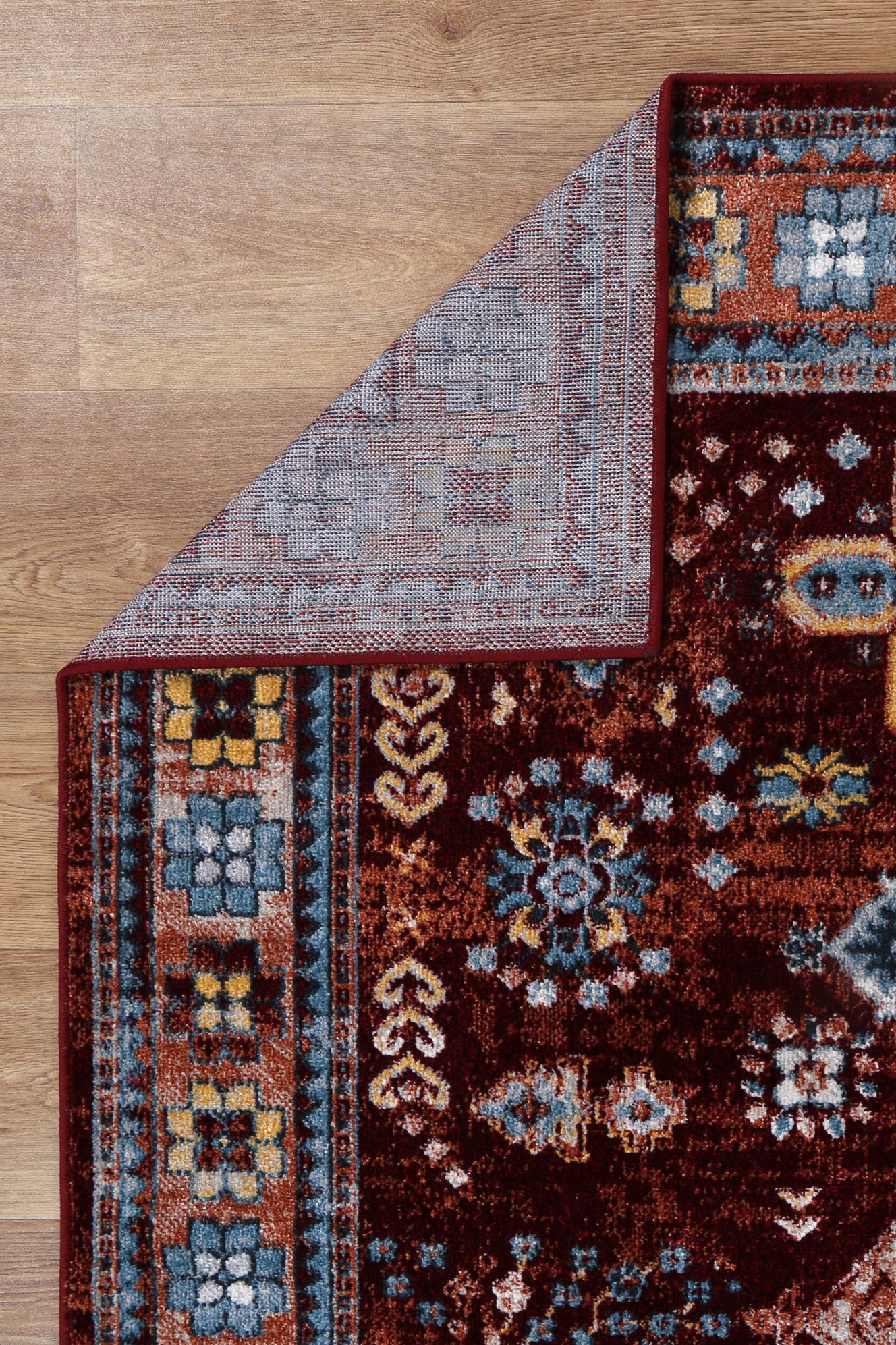 Limani Tribal Rug In Red & Multi
