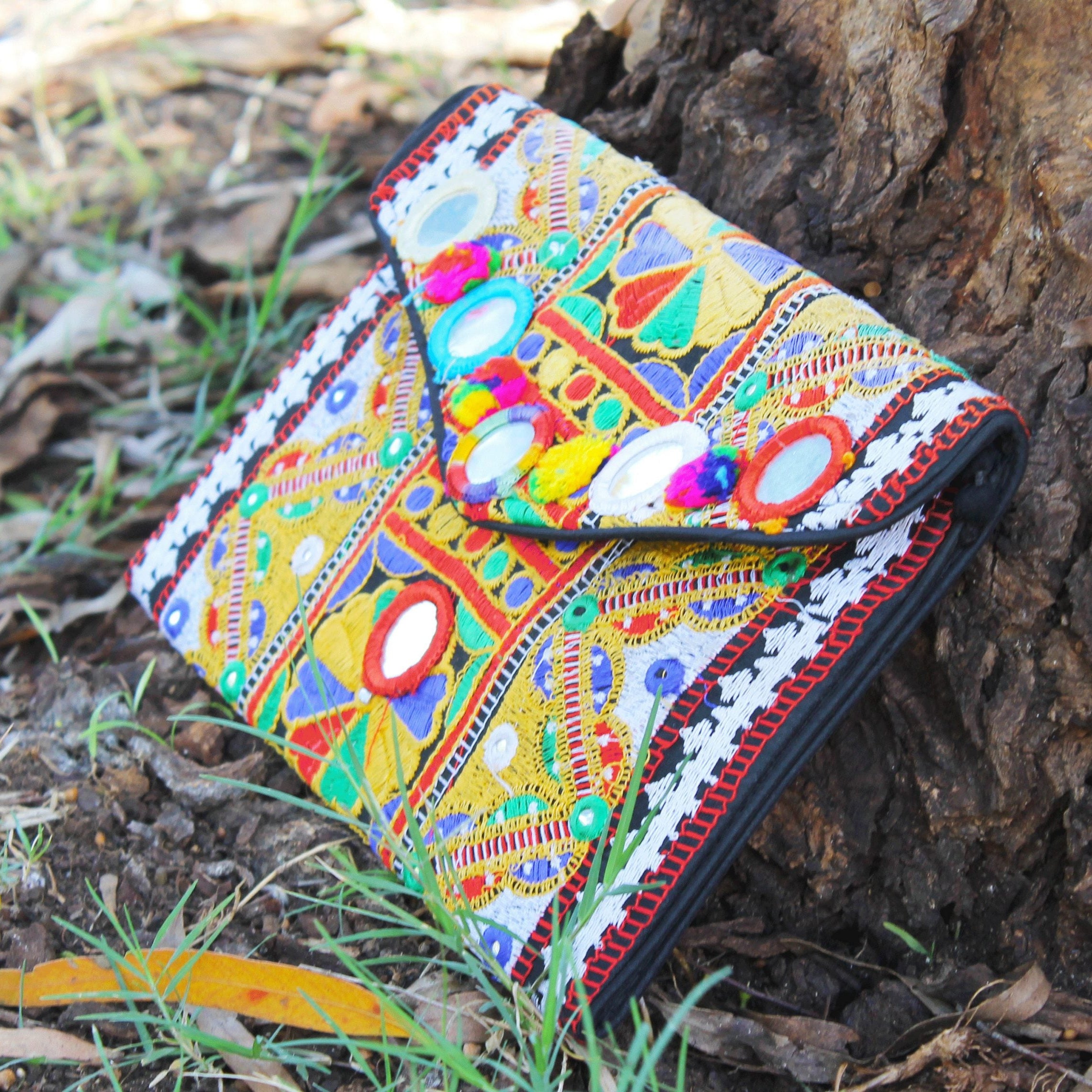 'Hippie Chic' Boho Clutch Bag