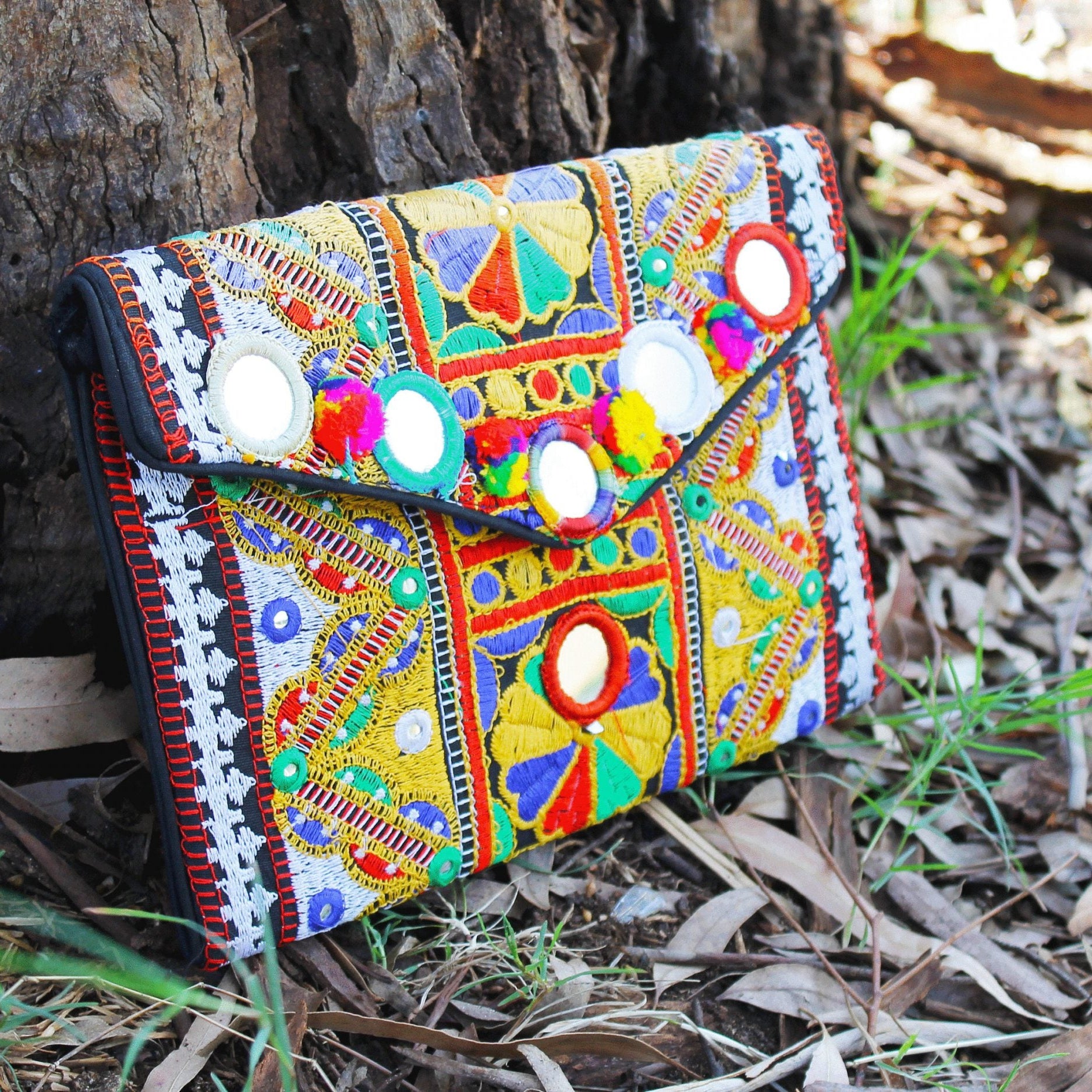 'Hippie Chic' Boho Clutch Bag