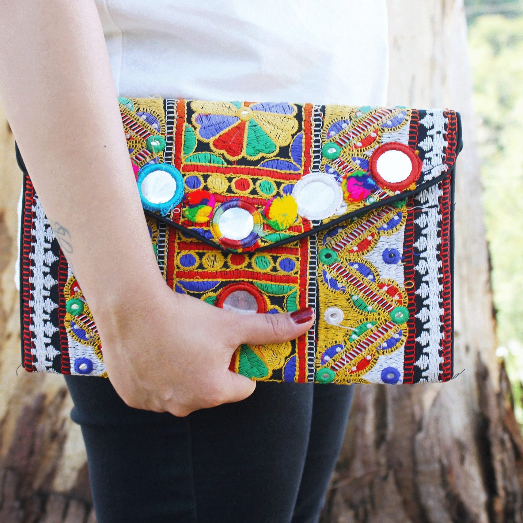 Clutch hot sale boho chic